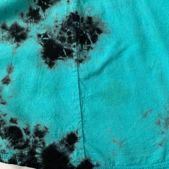 Vintage 90’s Punk Goth Whimsigoth Black Teal Dress Witch Sultry Fairy Rad - Picture 14 of 16